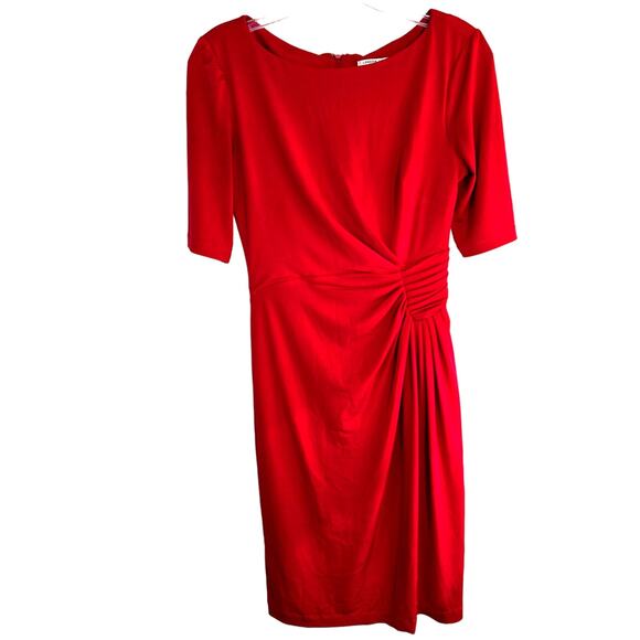 London Style Dresses & Skirts - London Style Women's Dress 4 Red Lined Small Church Work